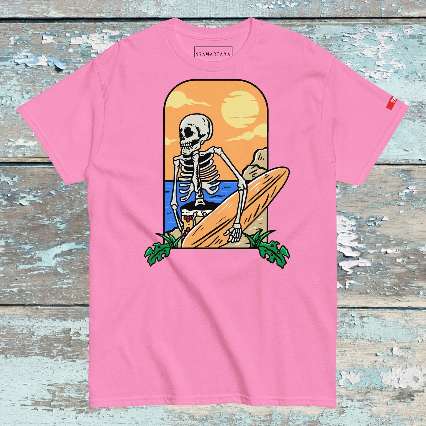 Skull With Surfboat Tee