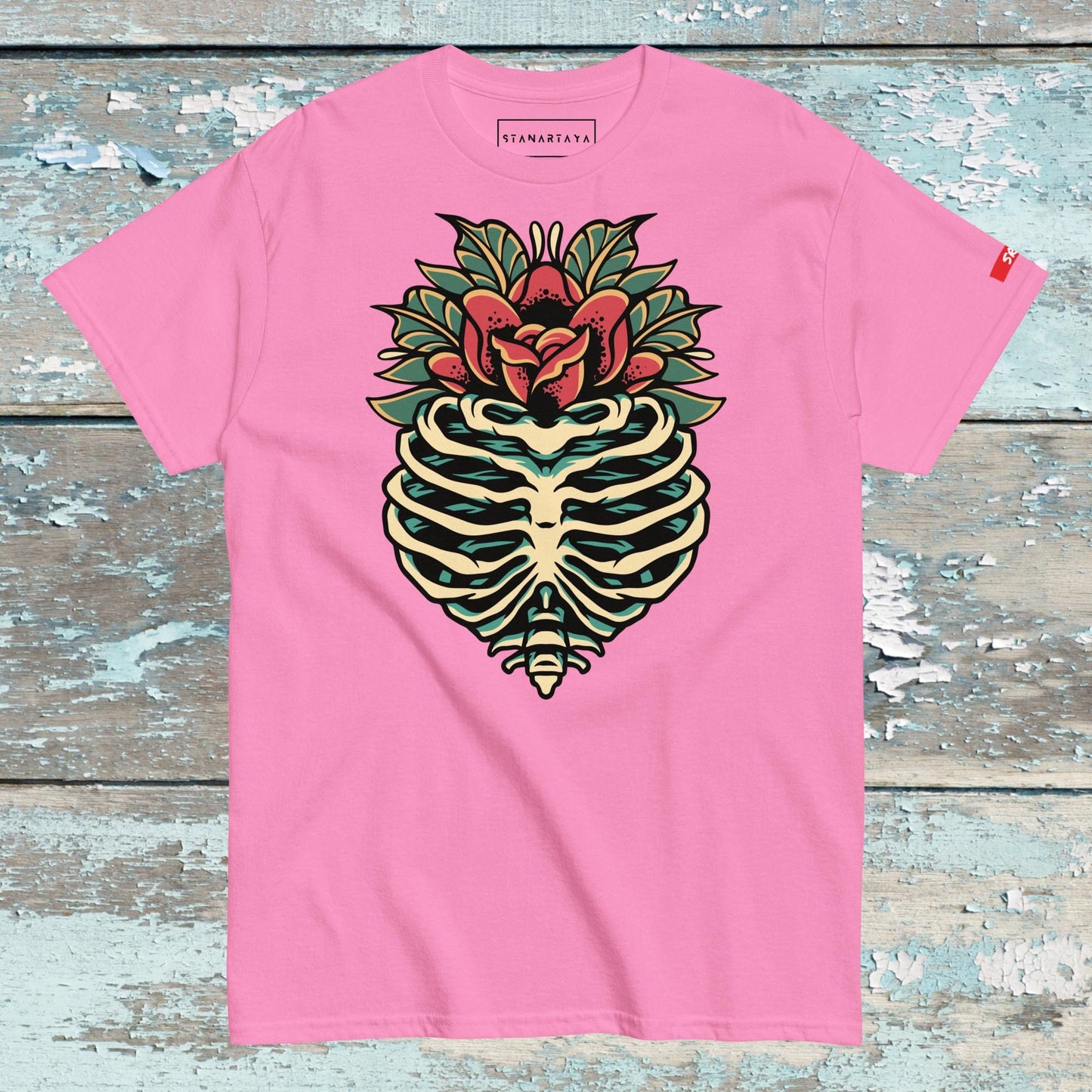 Rip skull flower Tee