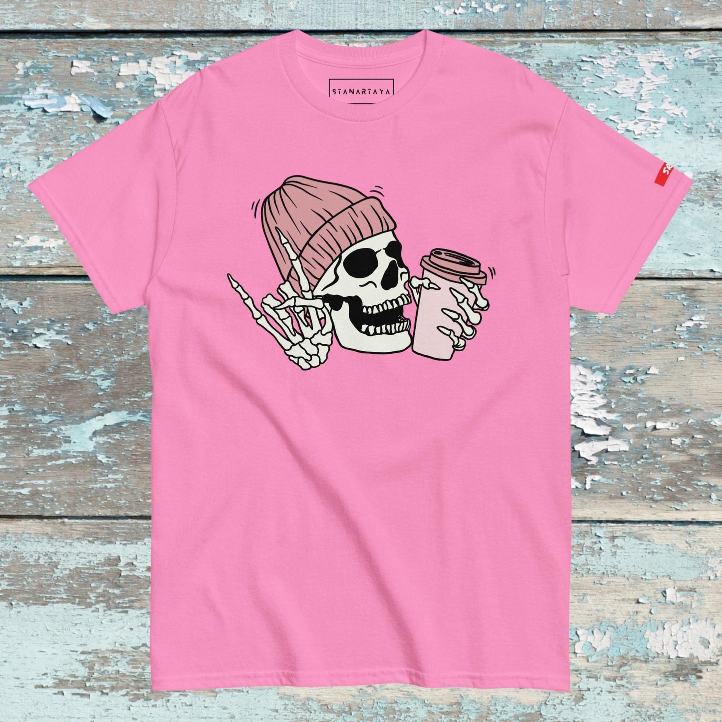 Skeleton Love Cofee Tee