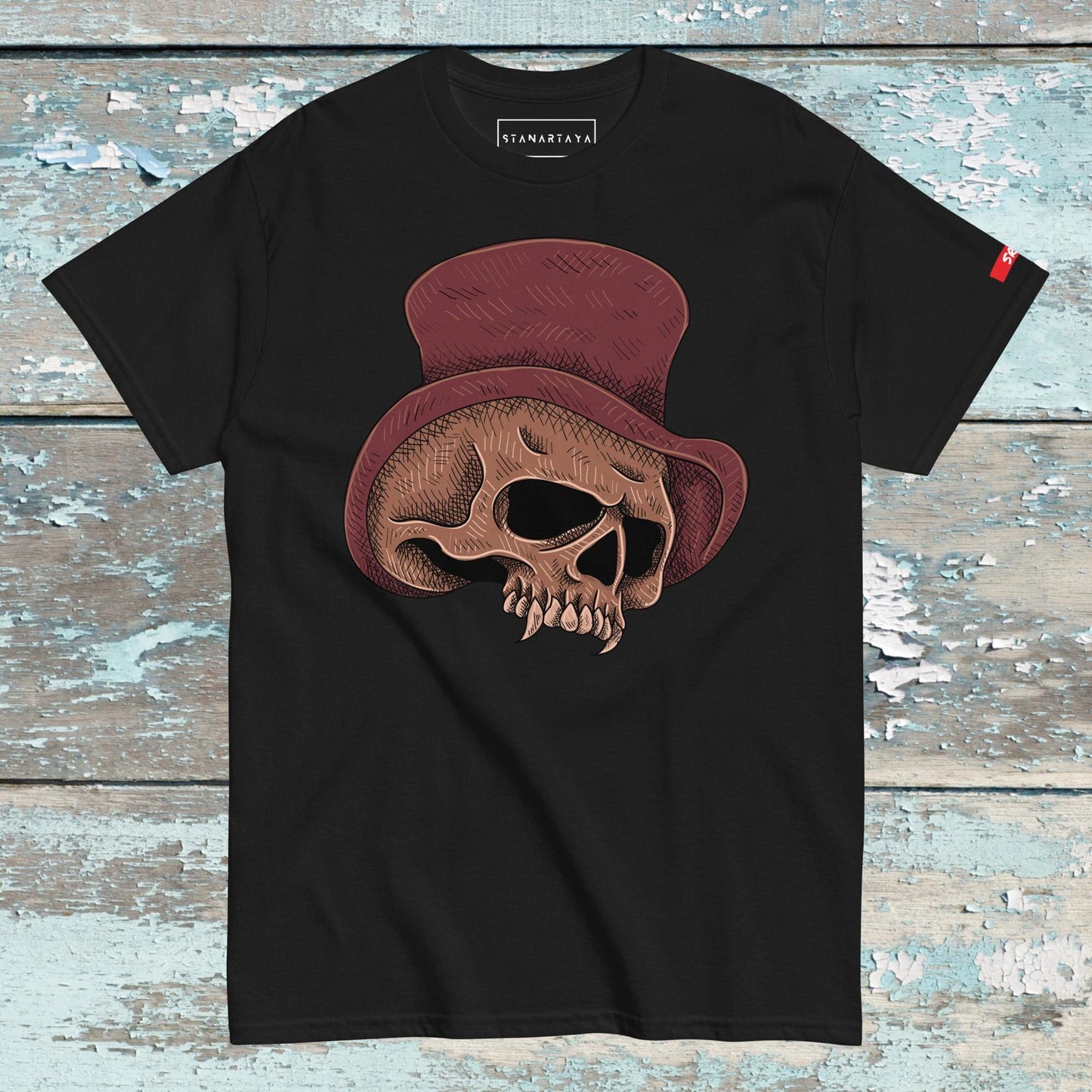 Skull With Hat Tee