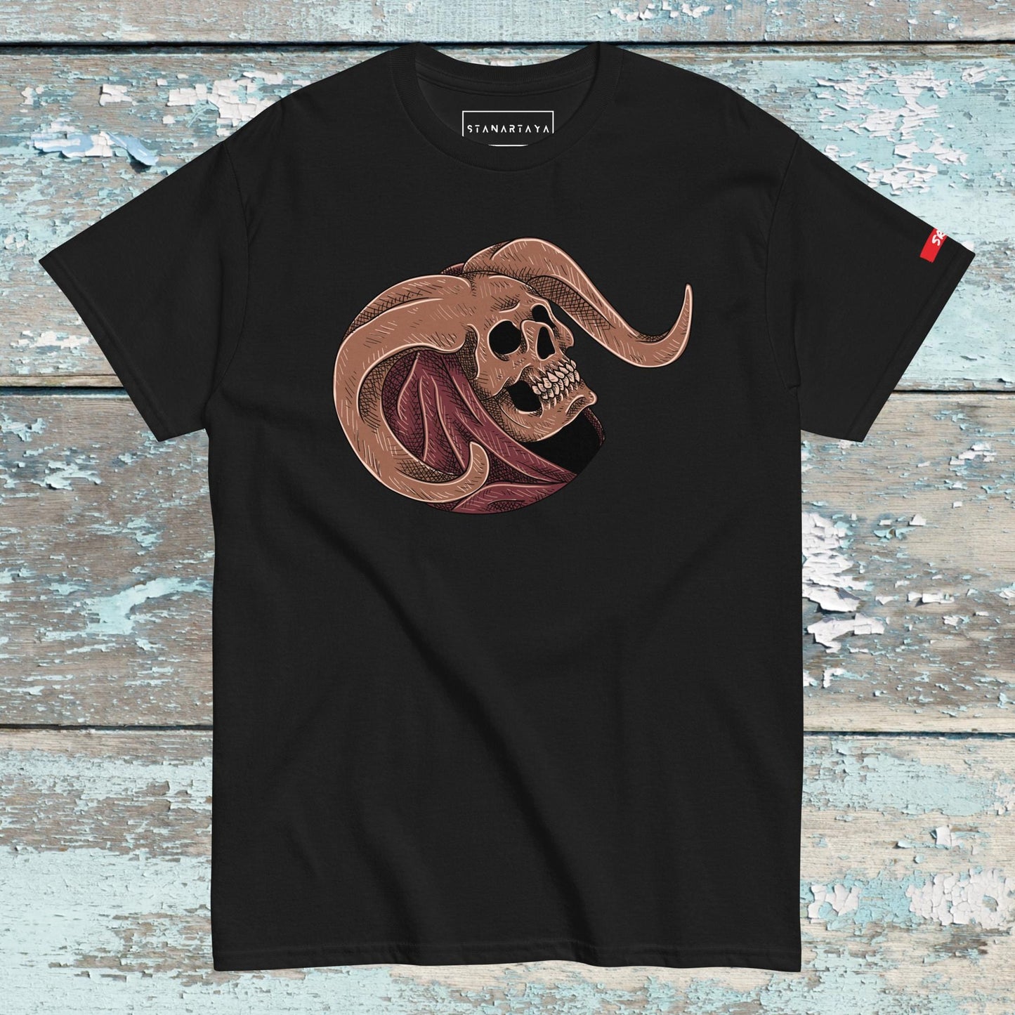 Hurned Skull with cloak Tee