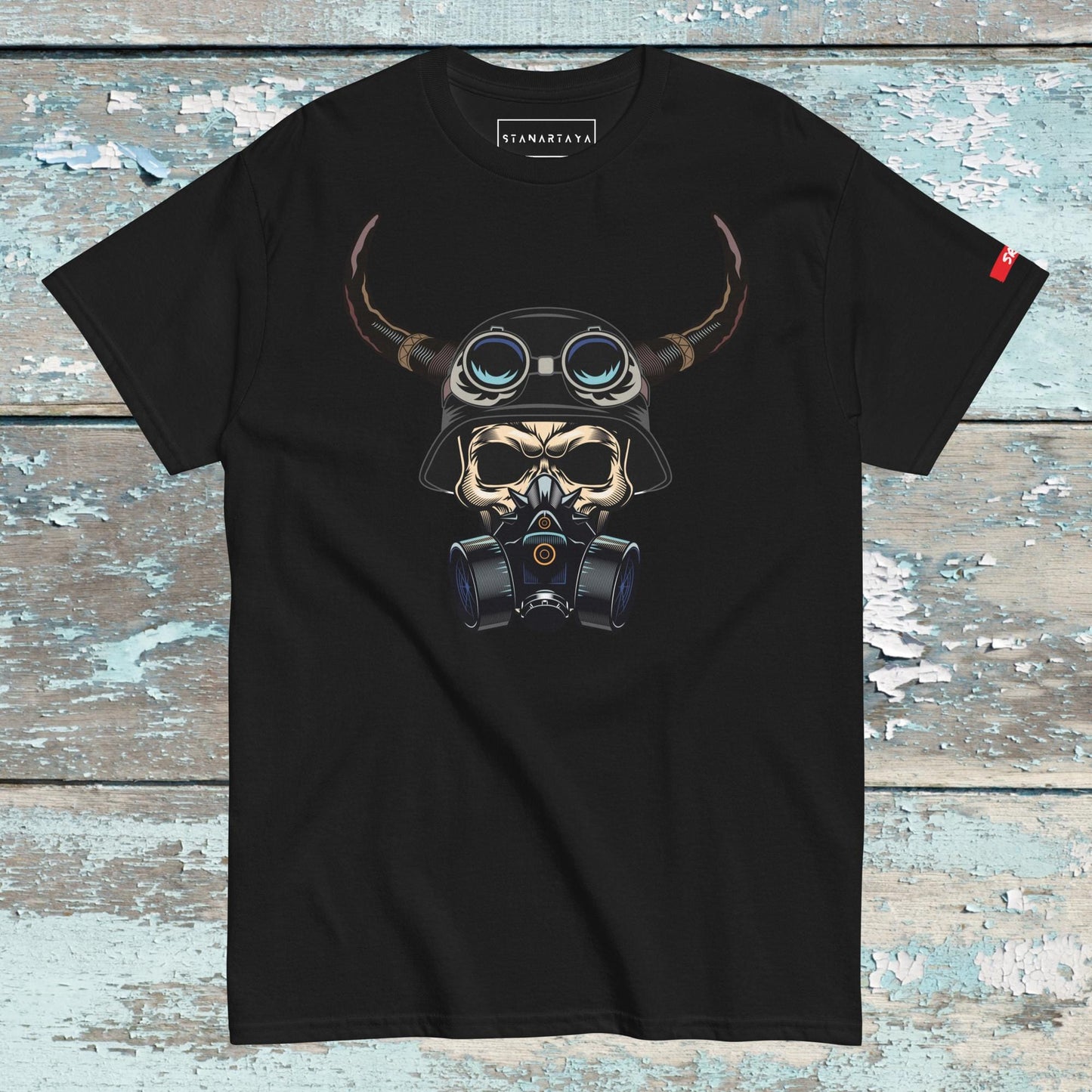 Skull in Helmet Tee