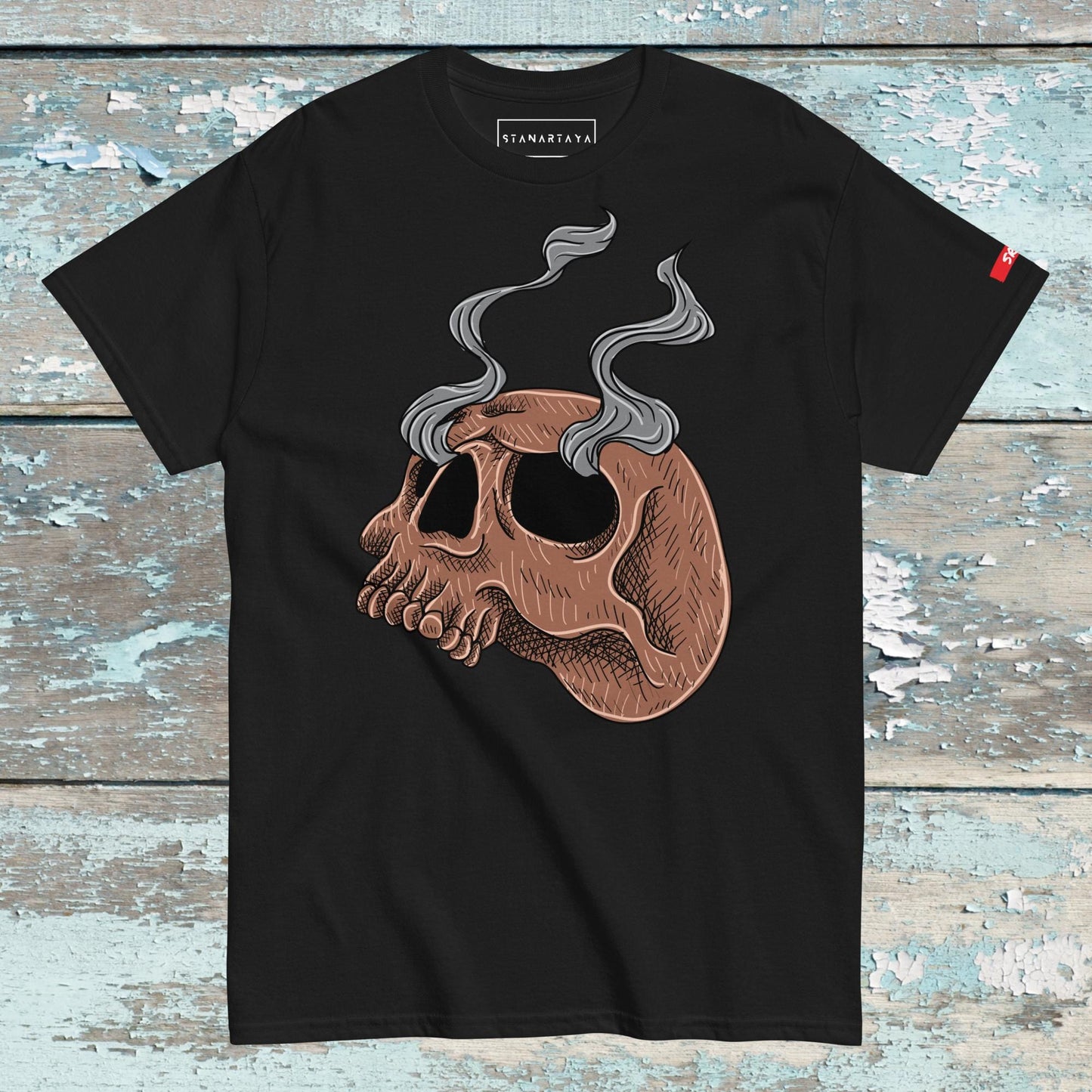 Human skull Tee