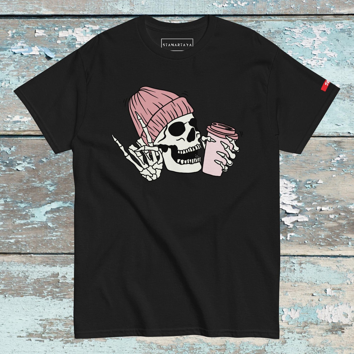 Skeleton Love Cofee Tee