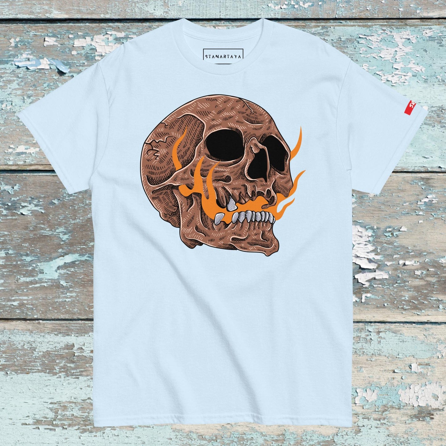 Skull with Fire Tee