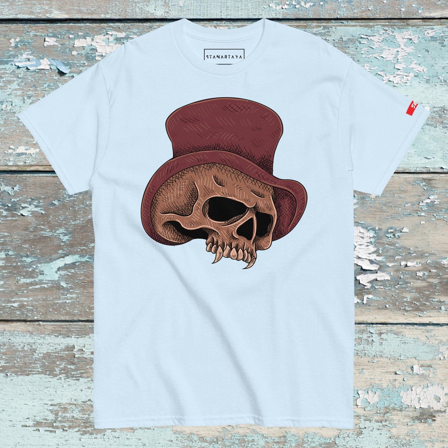 Skull With Hat Tee