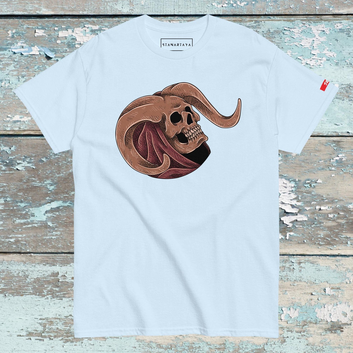 Hurned Skull with cloak Tee