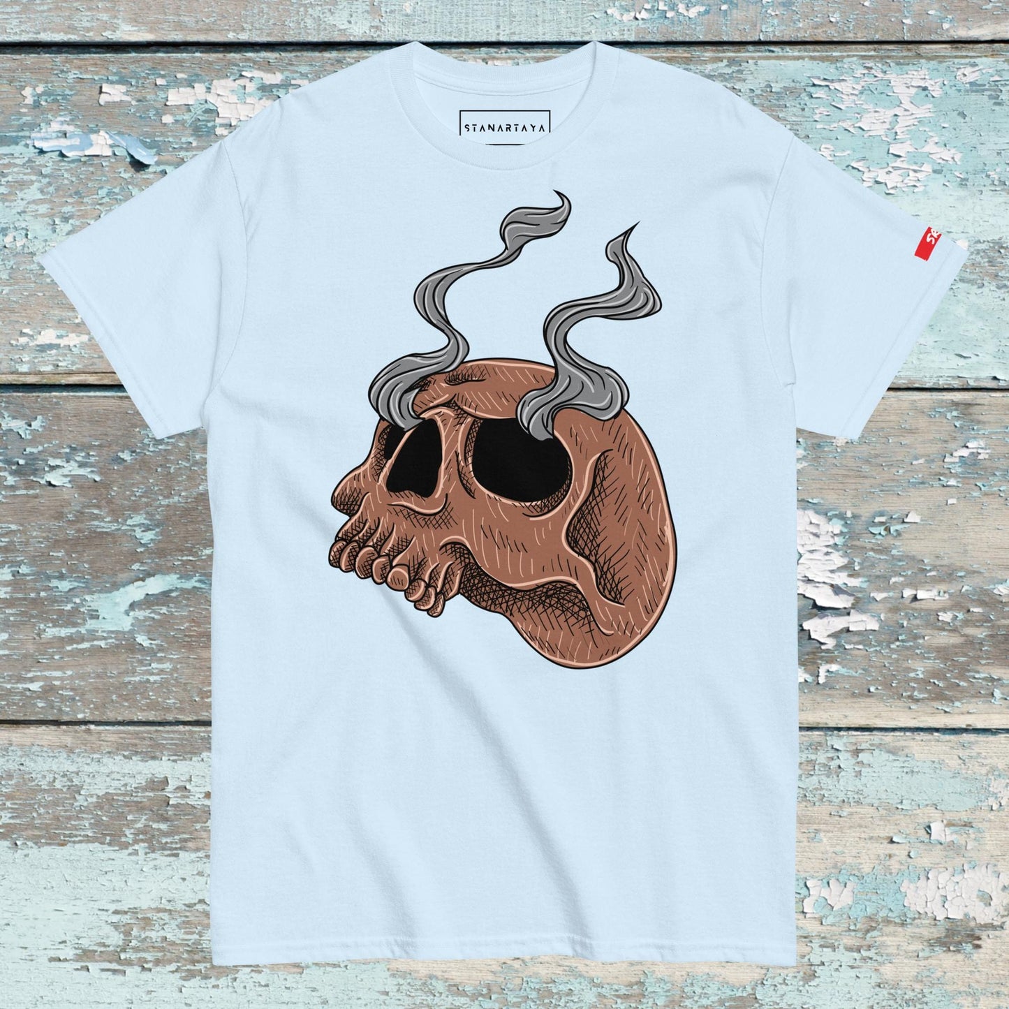 Human skull Tee