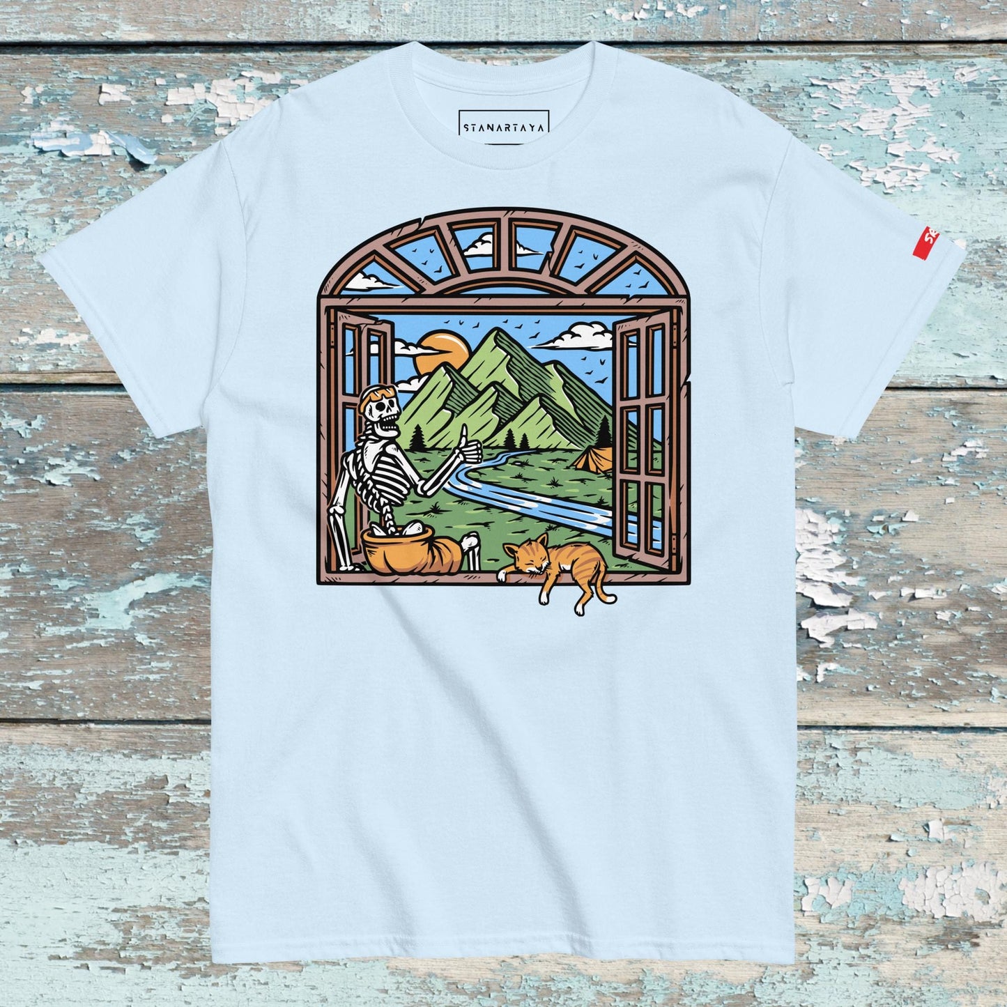 Mountain view from window Tee