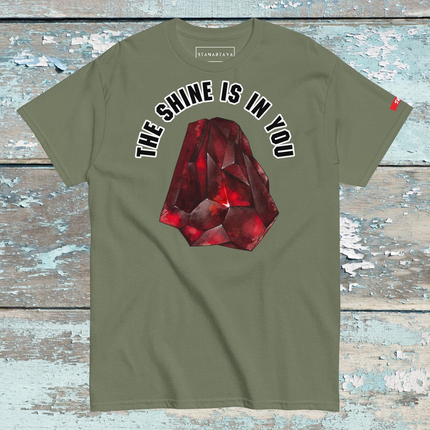Shining Garnet Tee