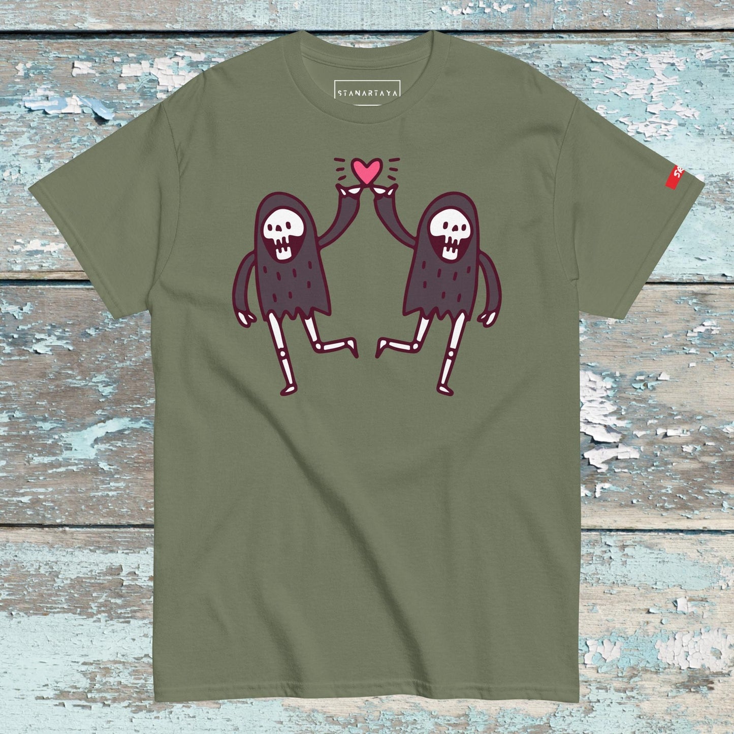 Two Grim Reaper Skull Tee