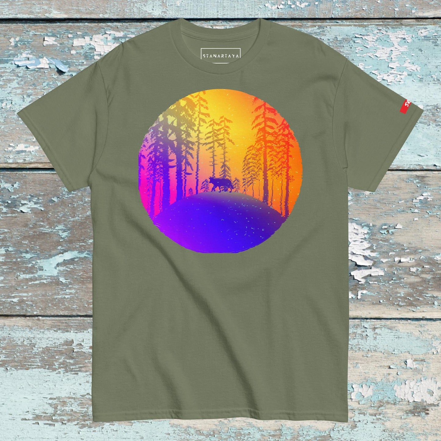 Wolf And Nature Tee
