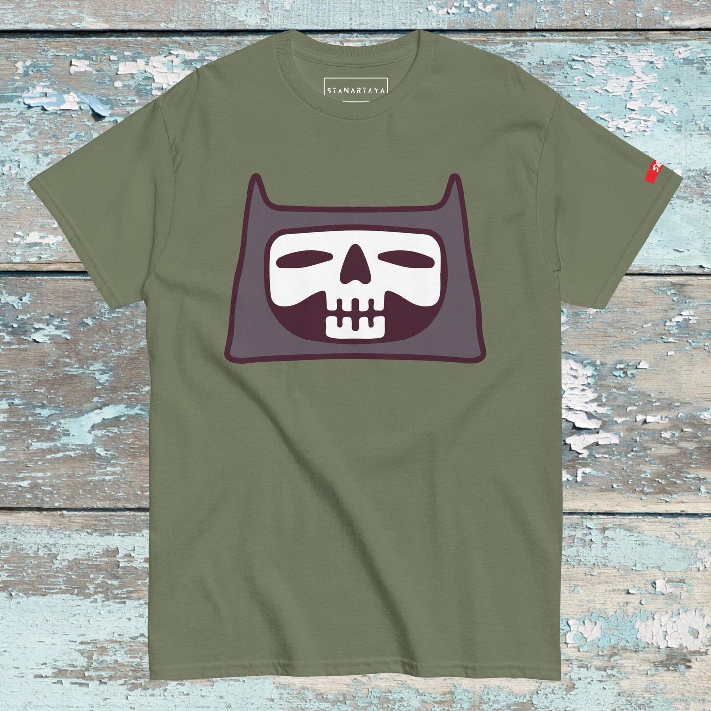 Skull with Cat Tee