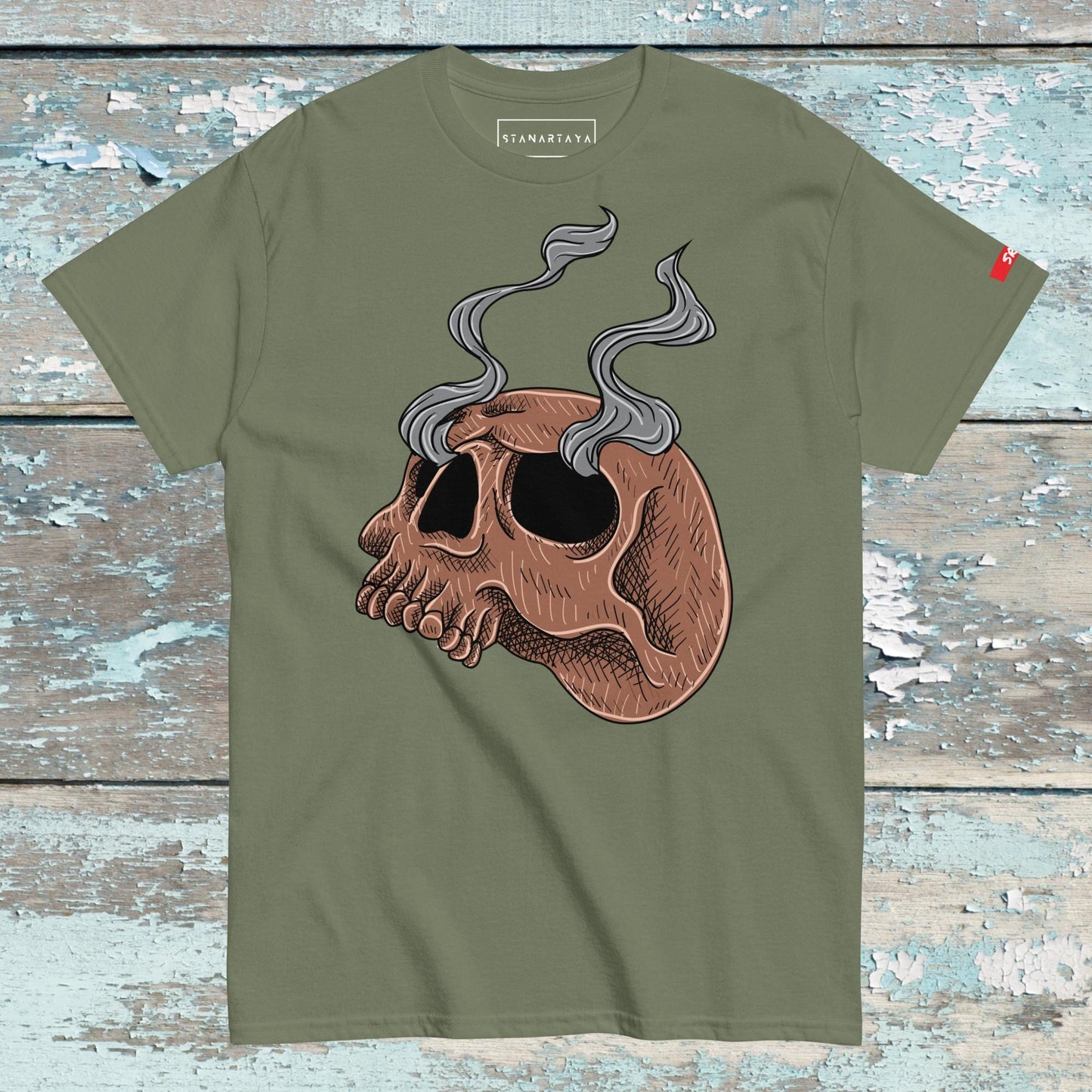 Human skull Tee