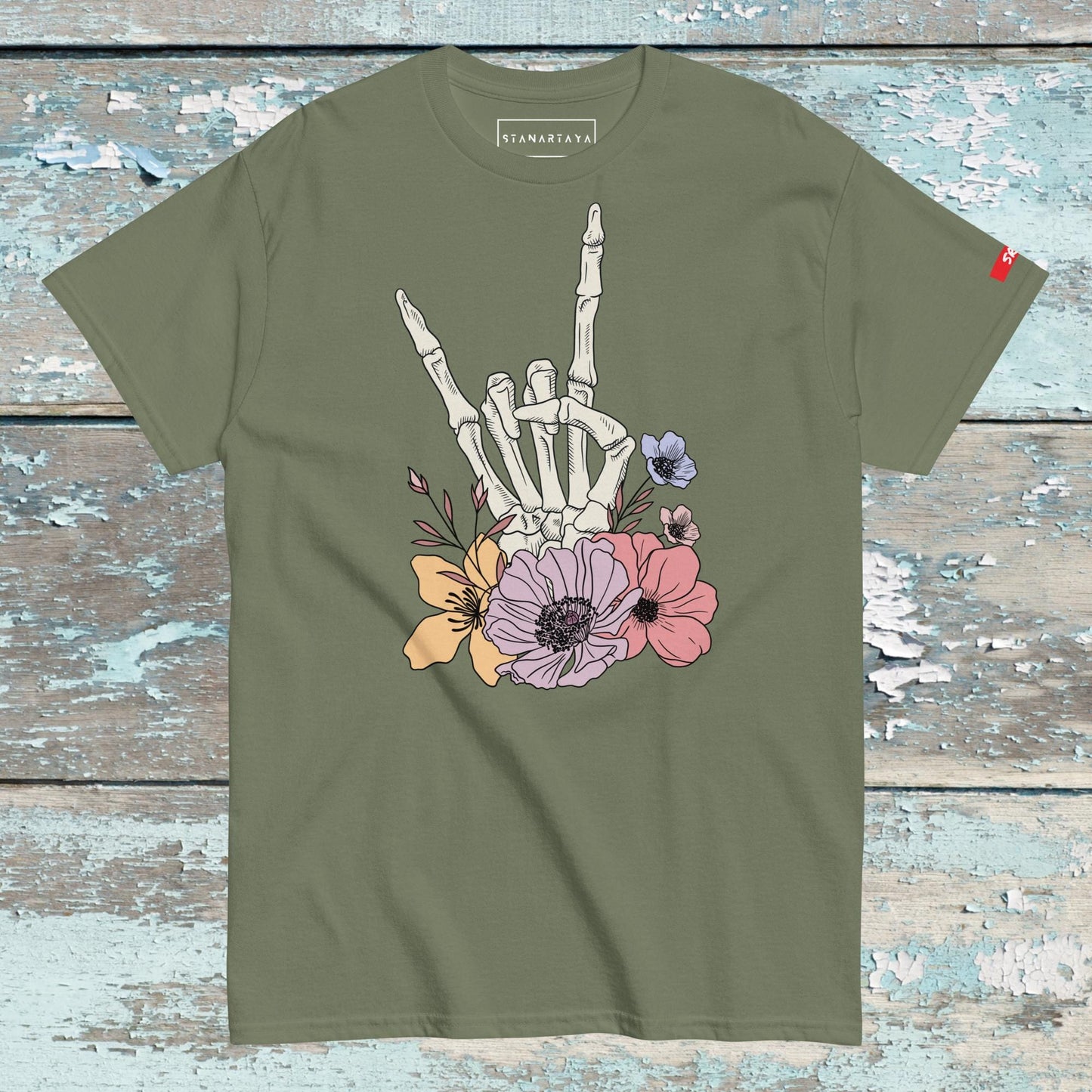 Skeleton hand Tee