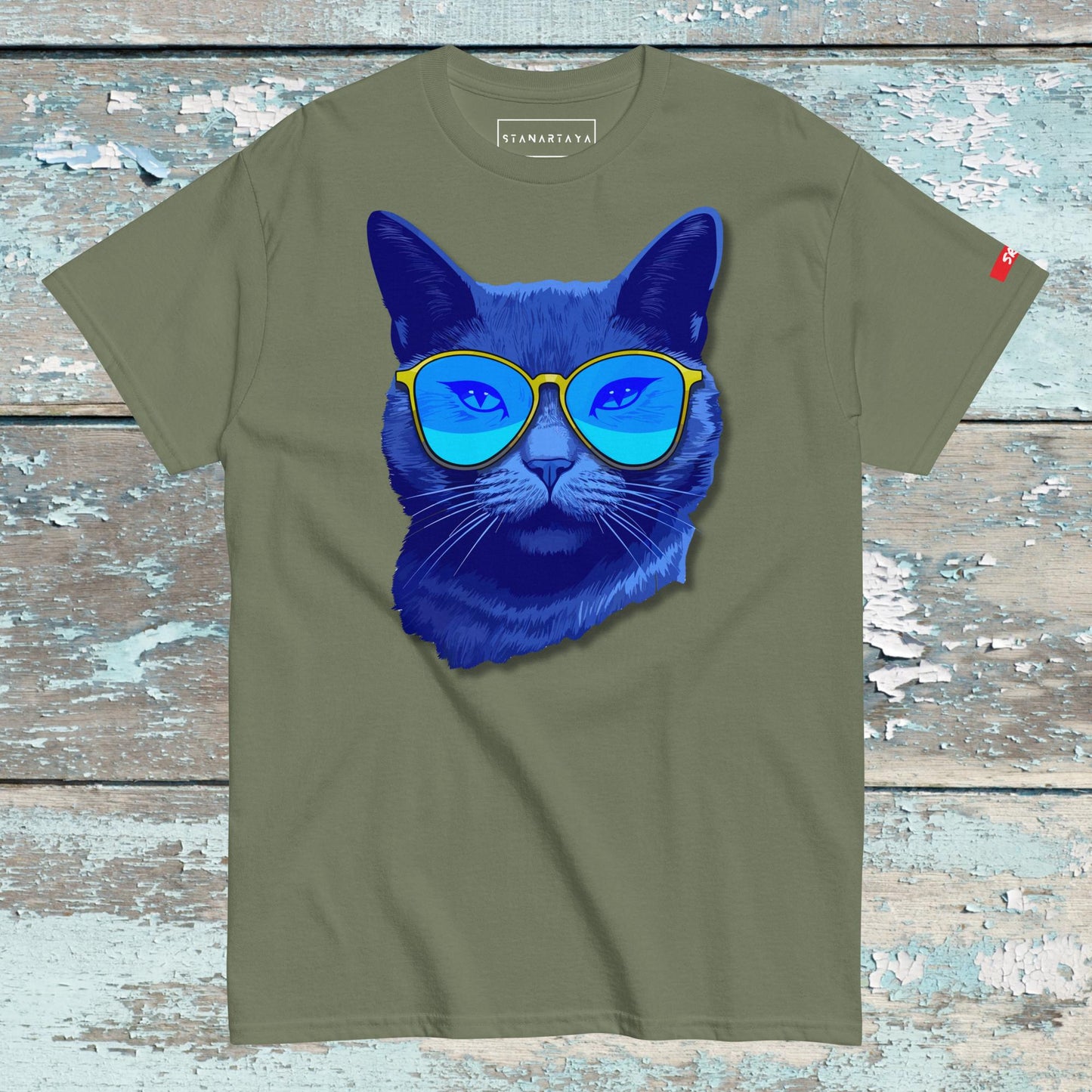 Blue Cat Tee