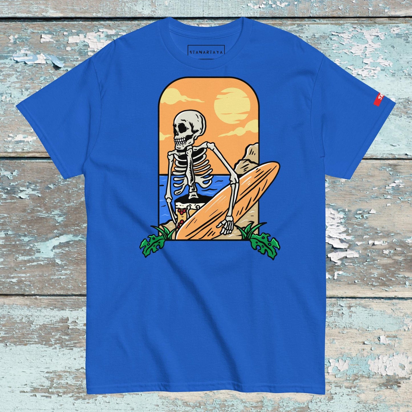 Skull With Surfboat Tee