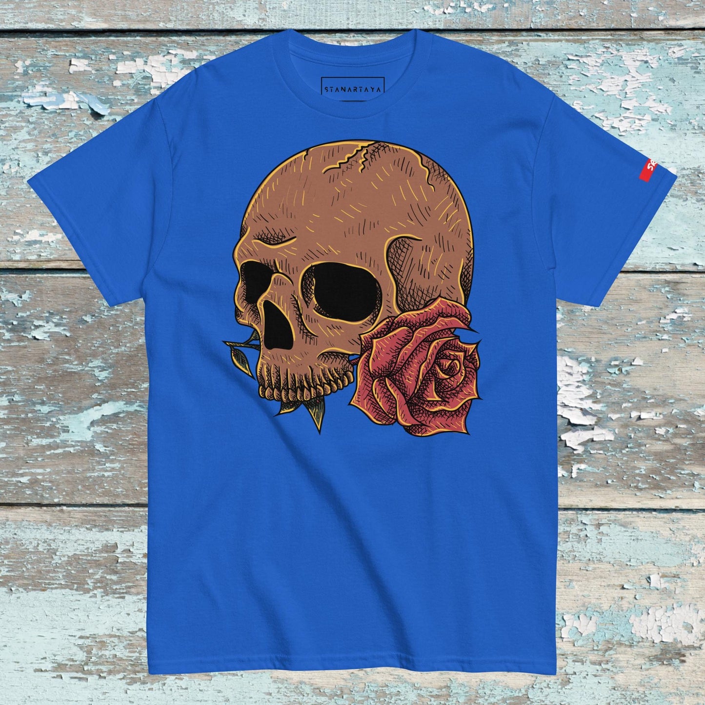 Skull with Flower Tee