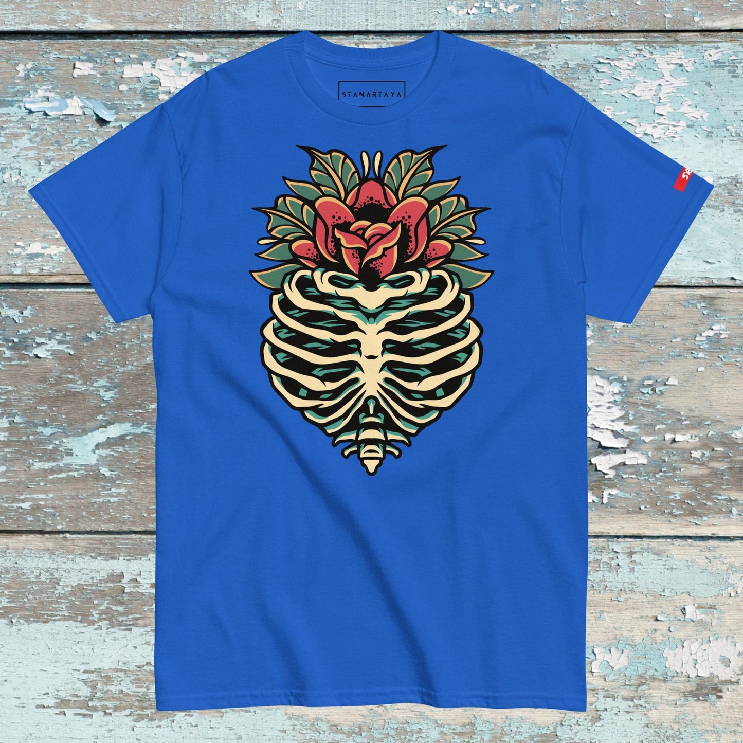 Rip skull flower Tee