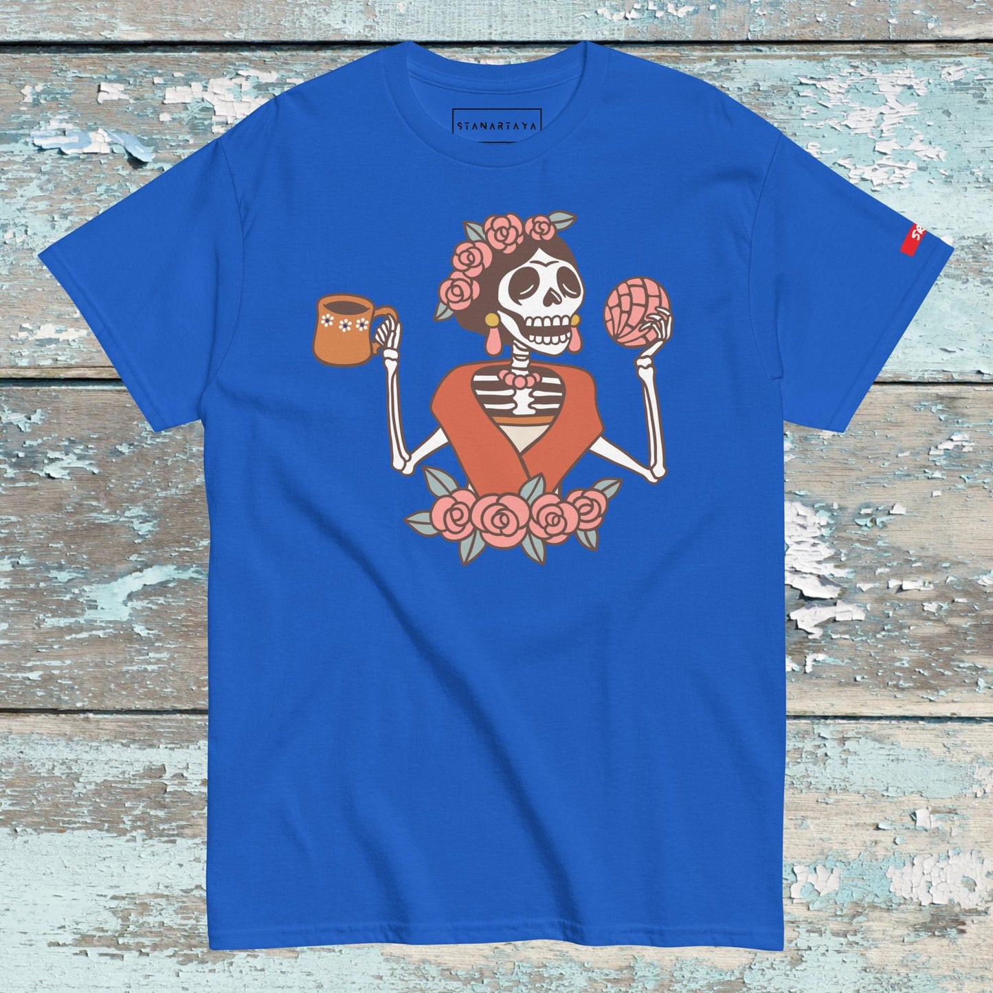 Skeleton with bread Tee