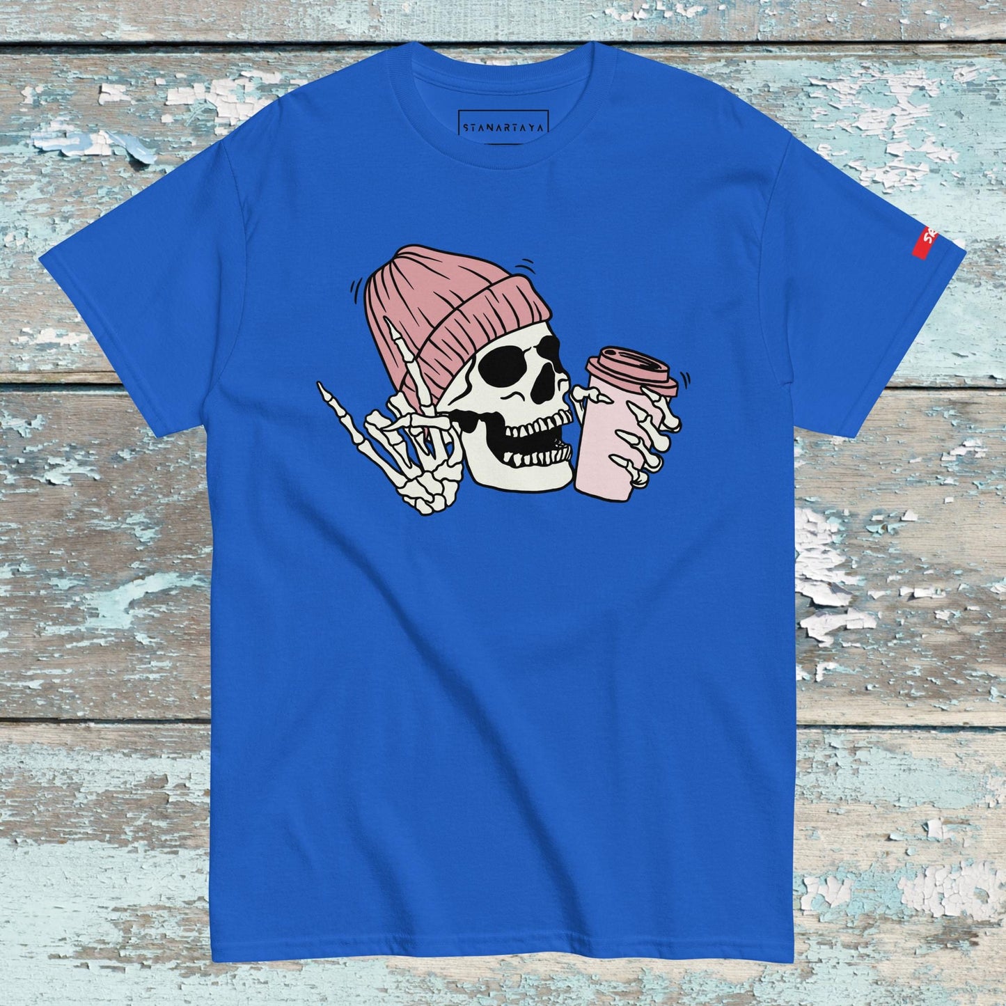 Skeleton Love Cofee Tee