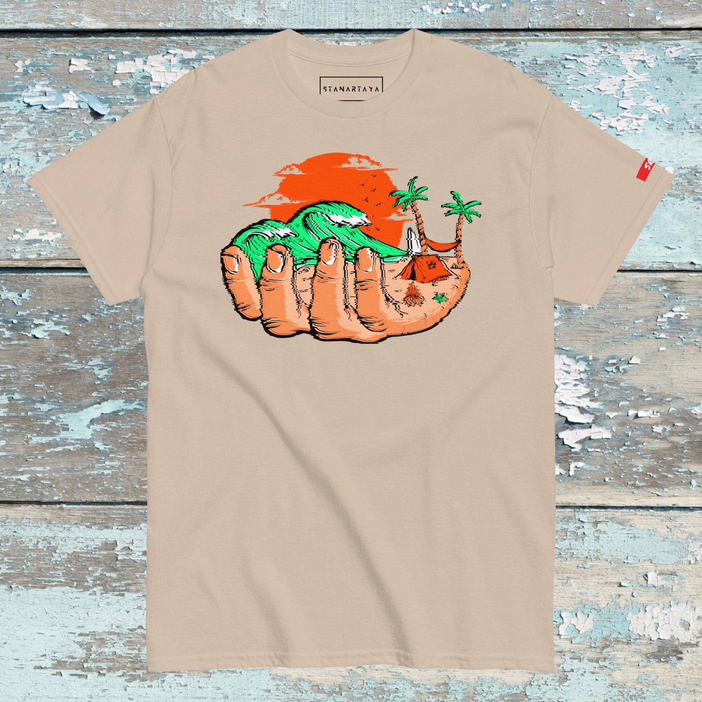 Beach On Your Hands Tee