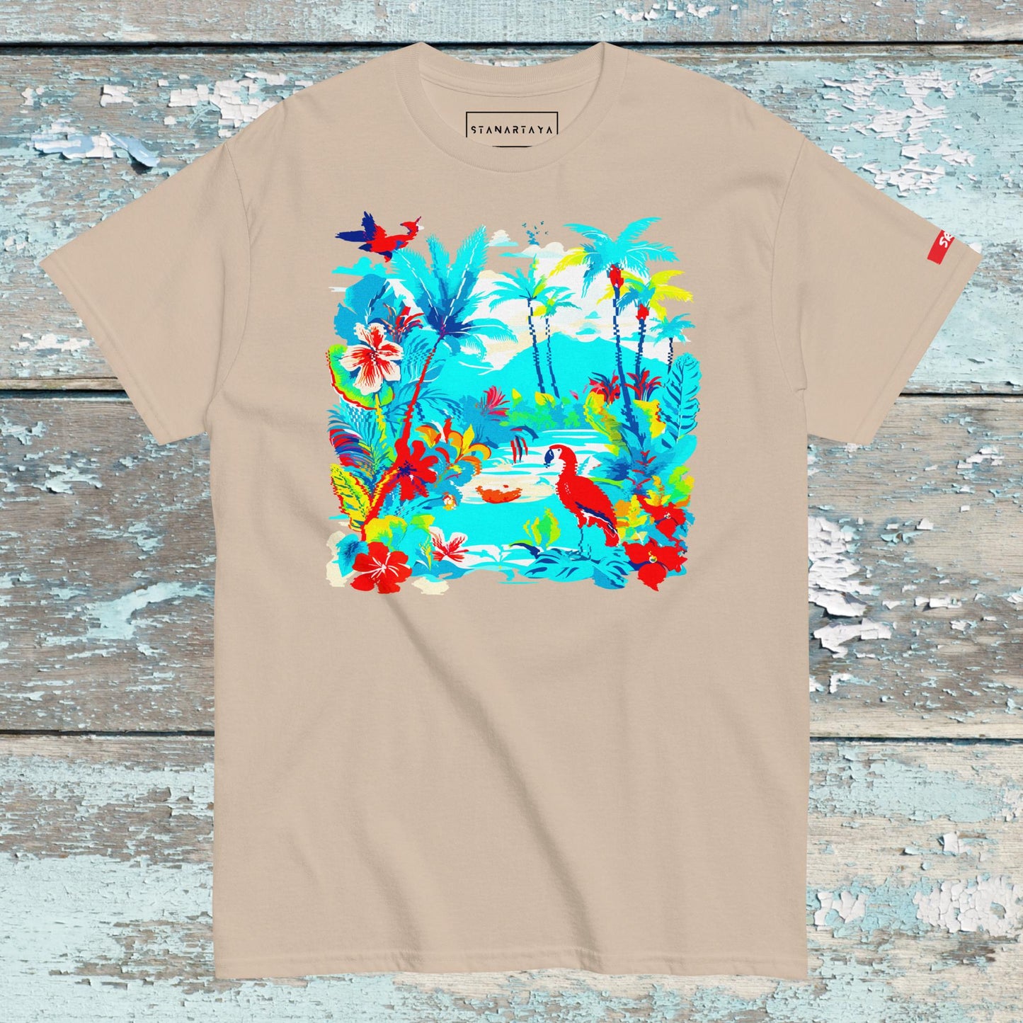Bird And Tropical Tee