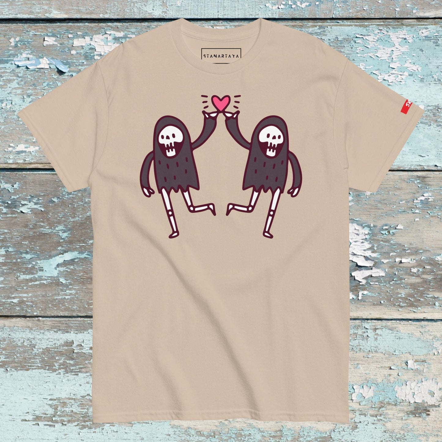 Two Grim Reaper Skull Tee