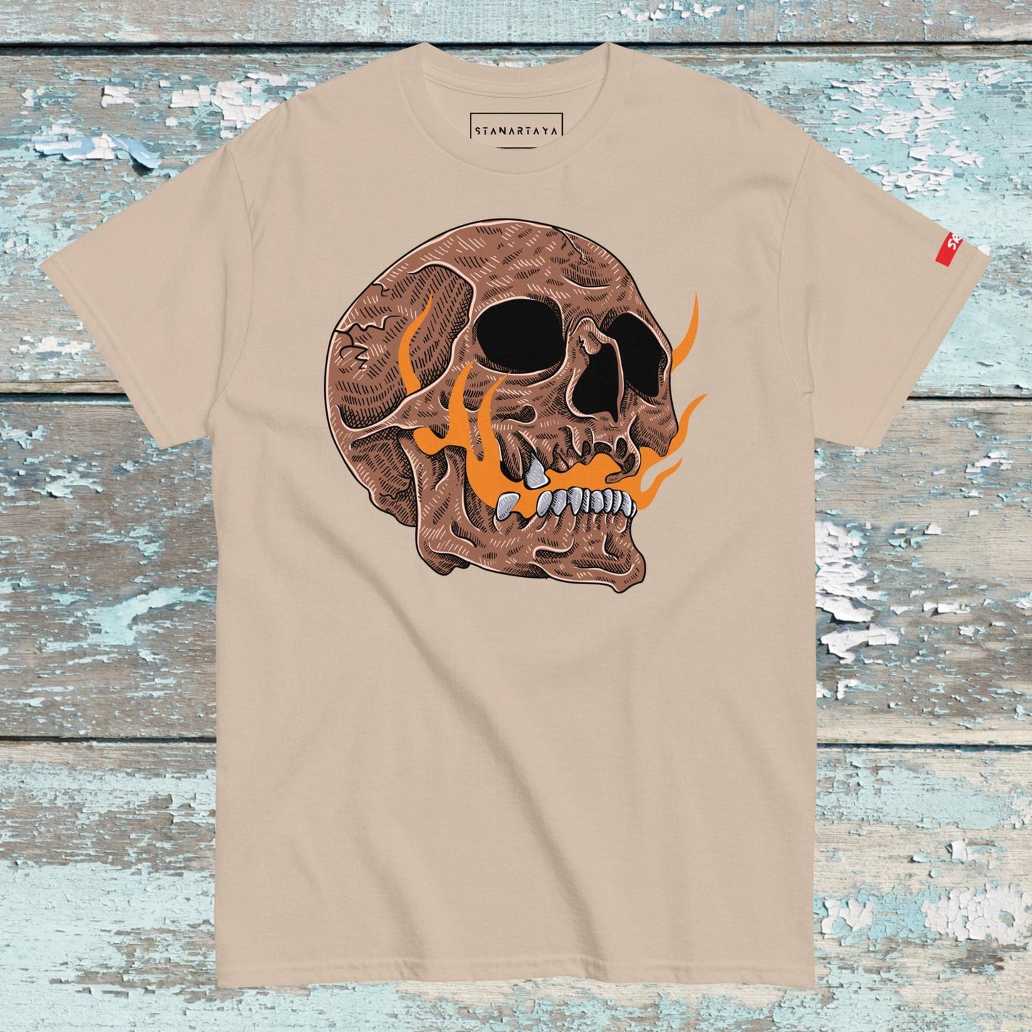 Skull with Fire Tee