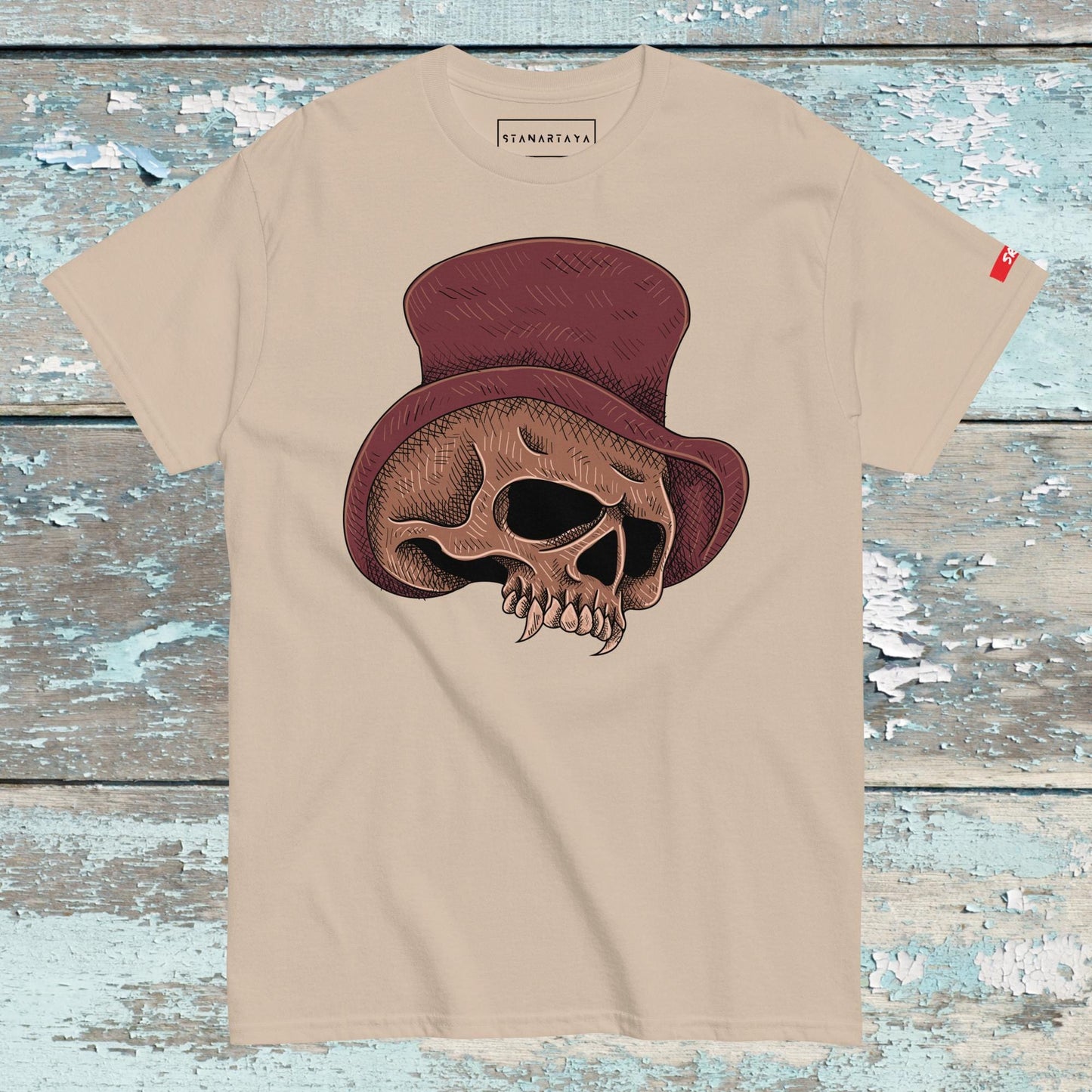 Skull With Hat Tee