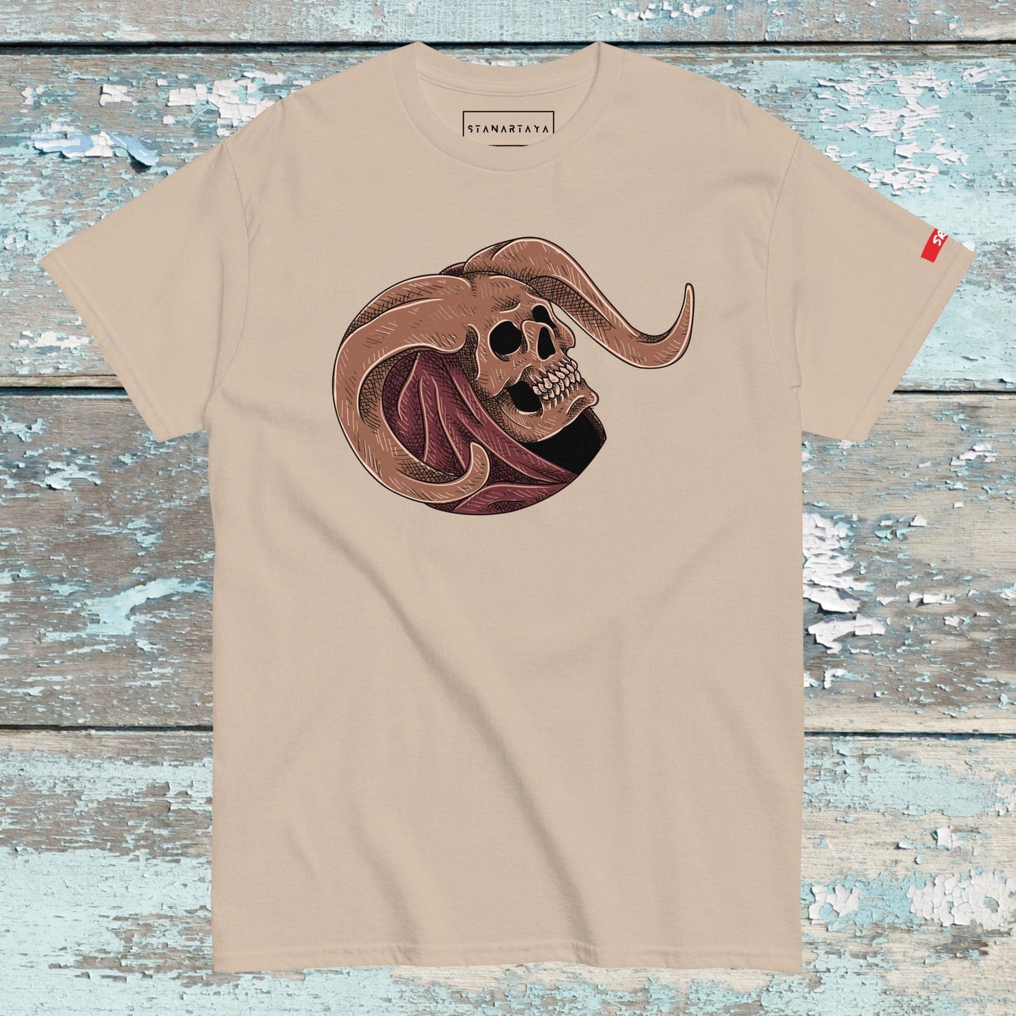 Hurned Skull with cloak Tee