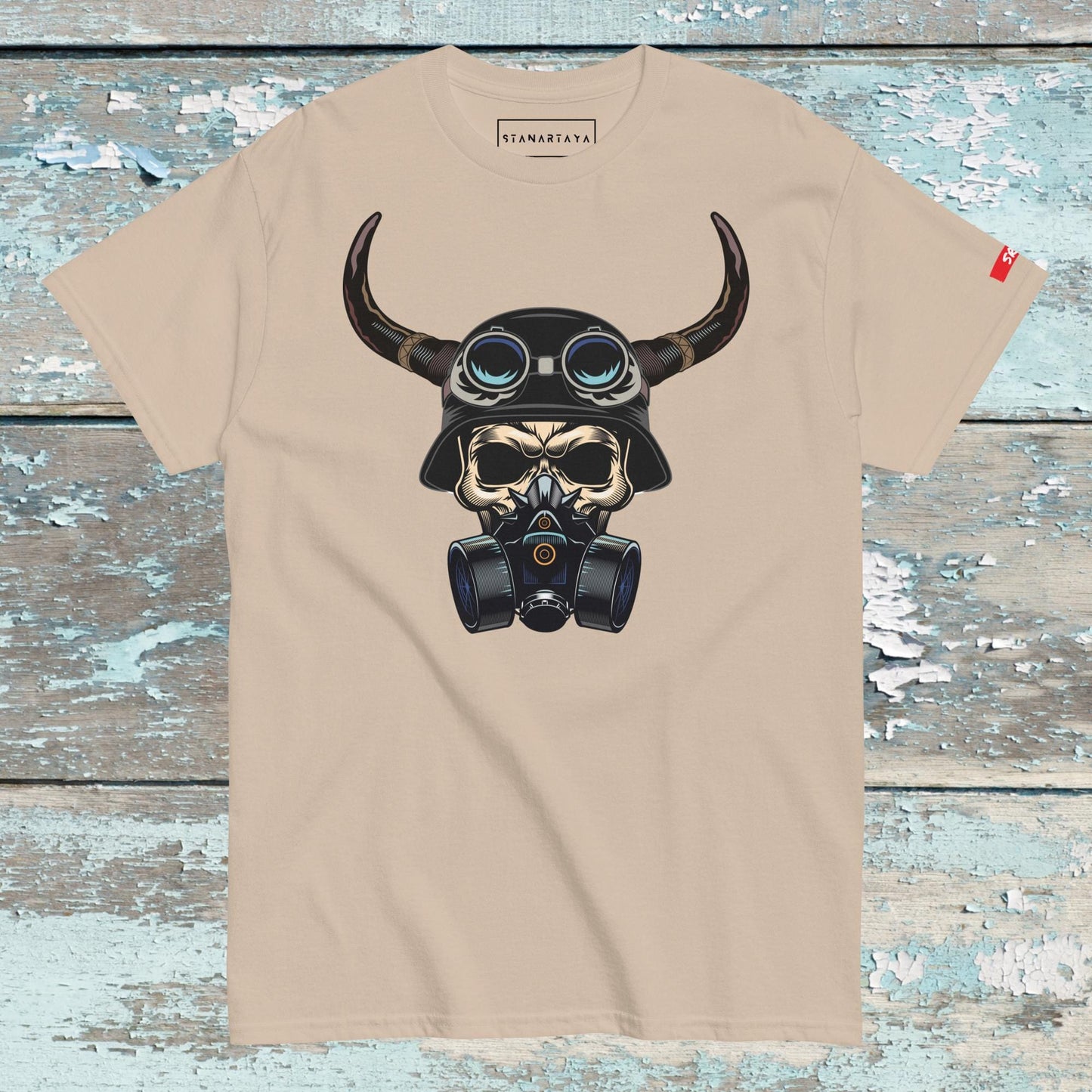Skull in Helmet Tee