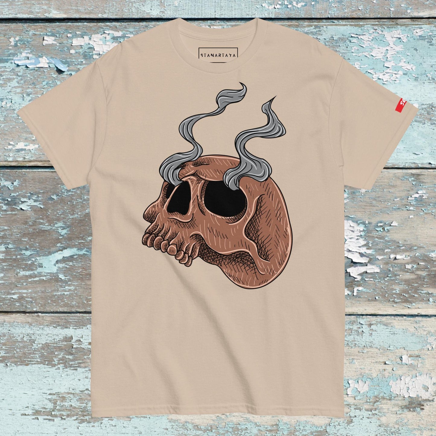 Human skull Tee