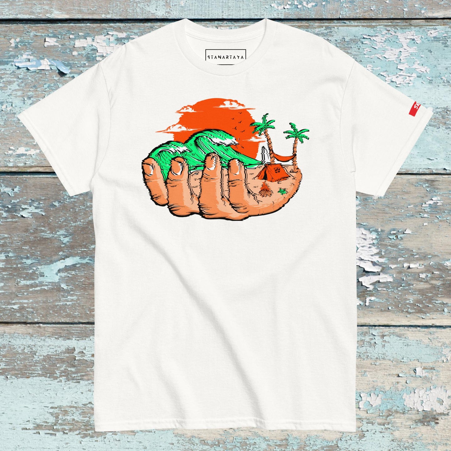 Beach On Your Hands Tee
