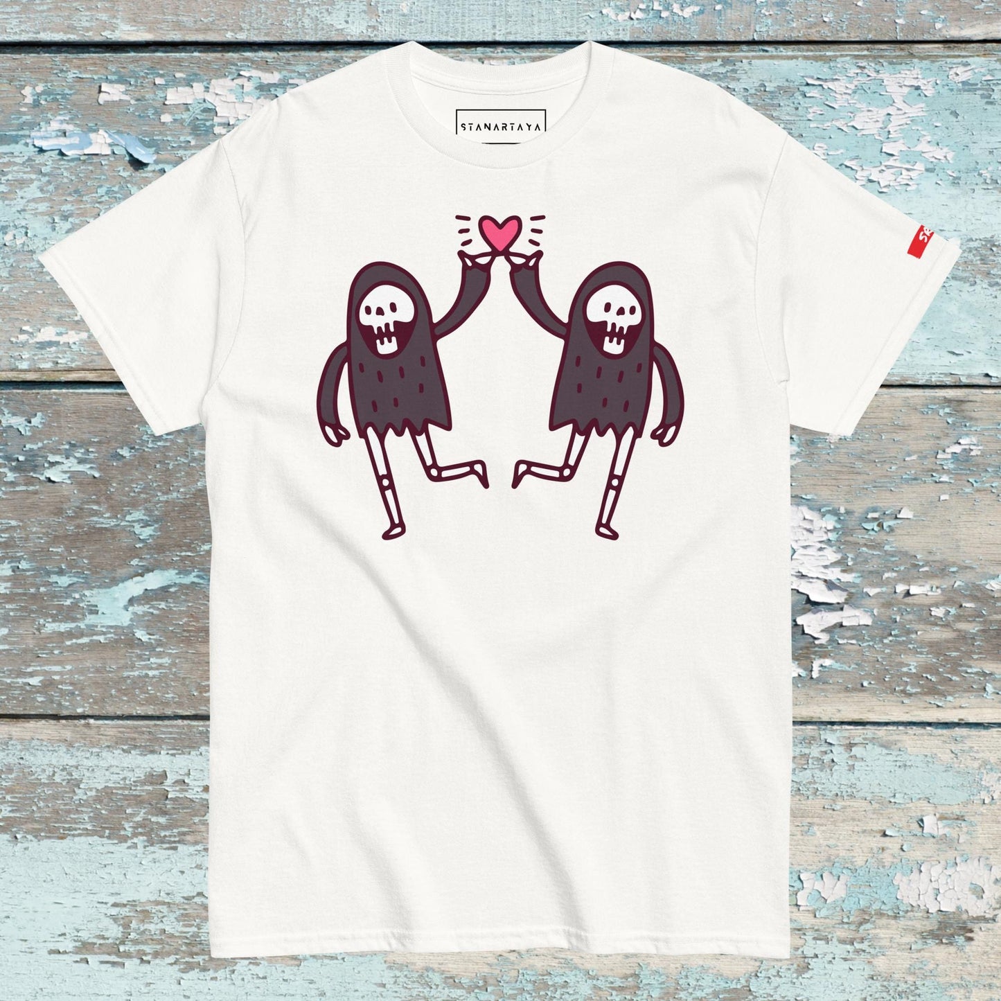 Two Grim Reaper Skull Tee