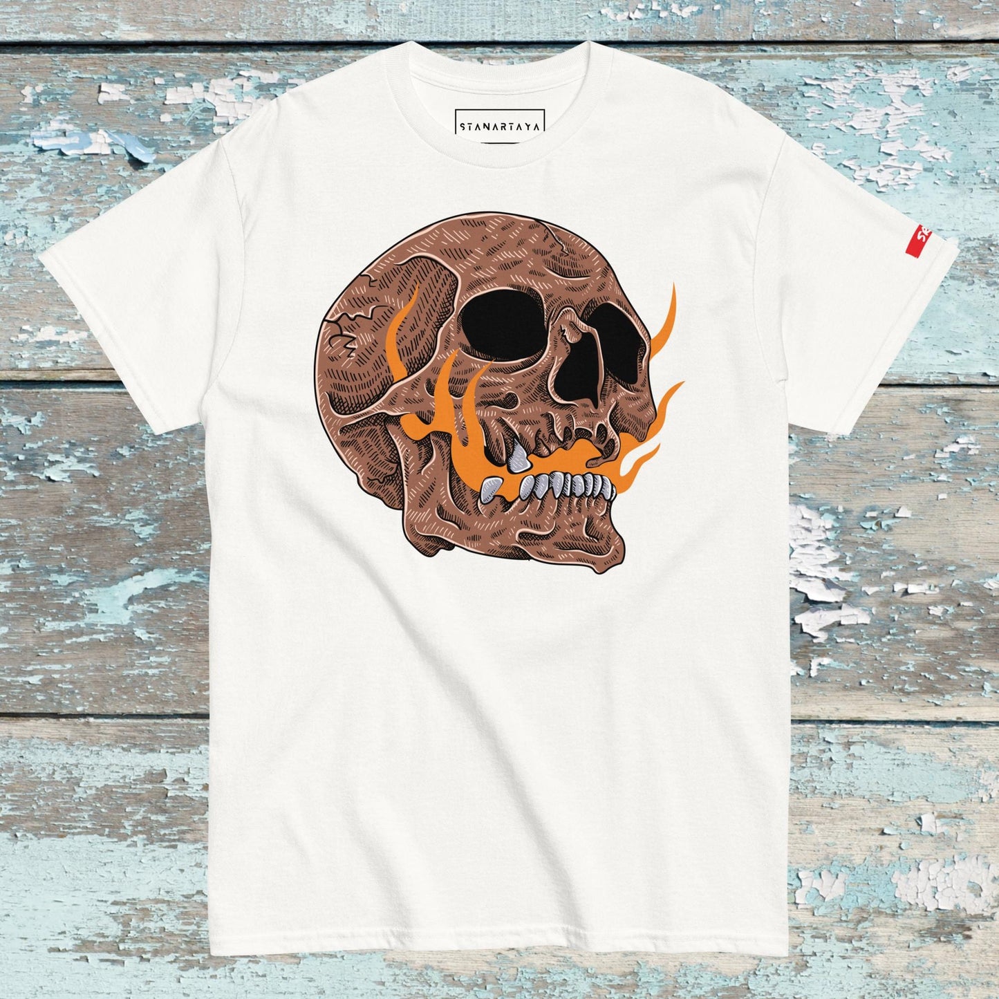 Skull with Fire Tee