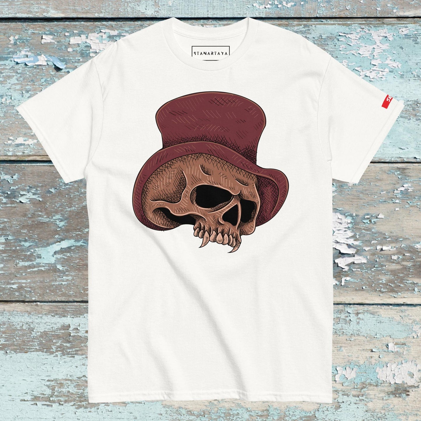 Skull With Hat Tee