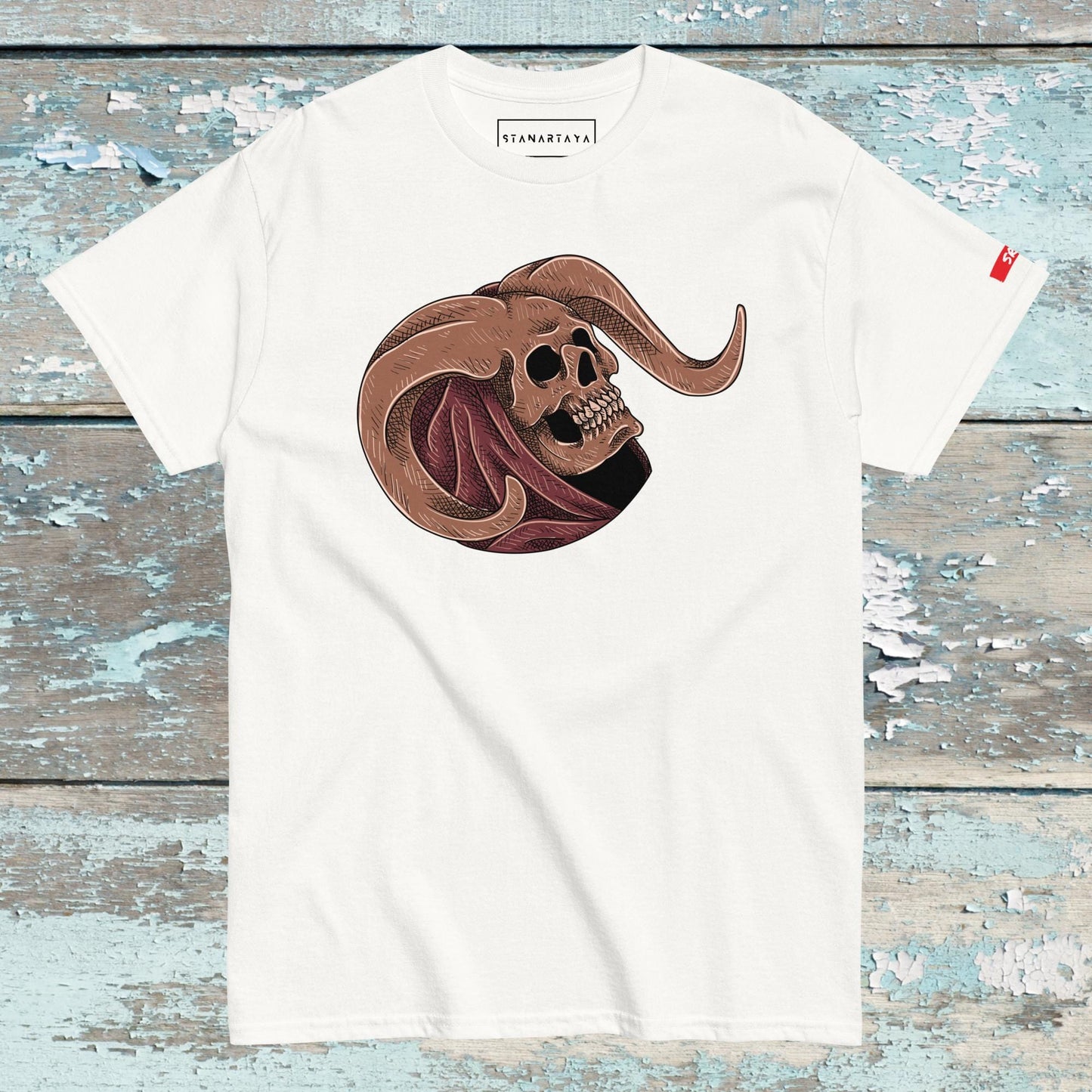 Hurned Skull with cloak Tee