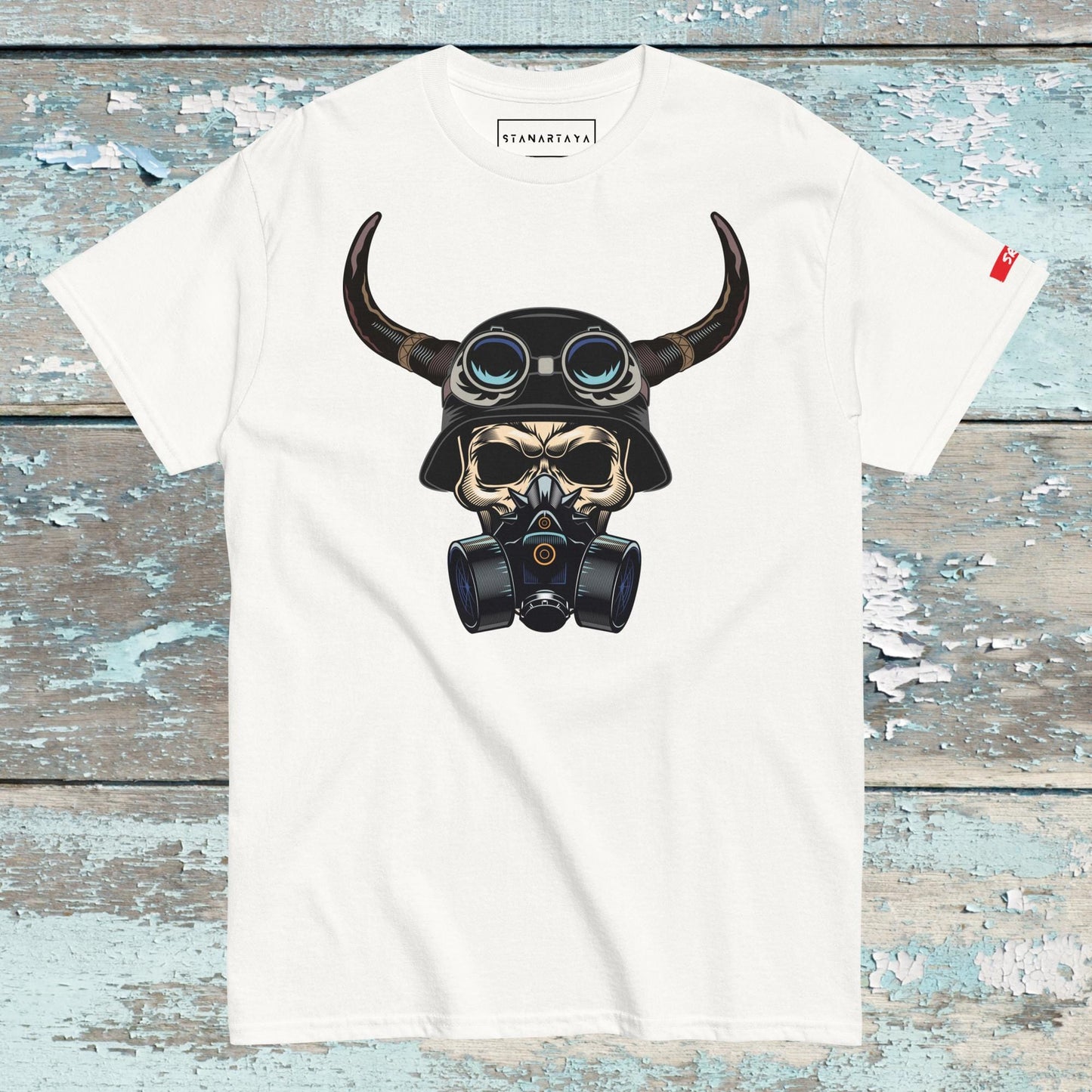 Skull in Helmet Tee