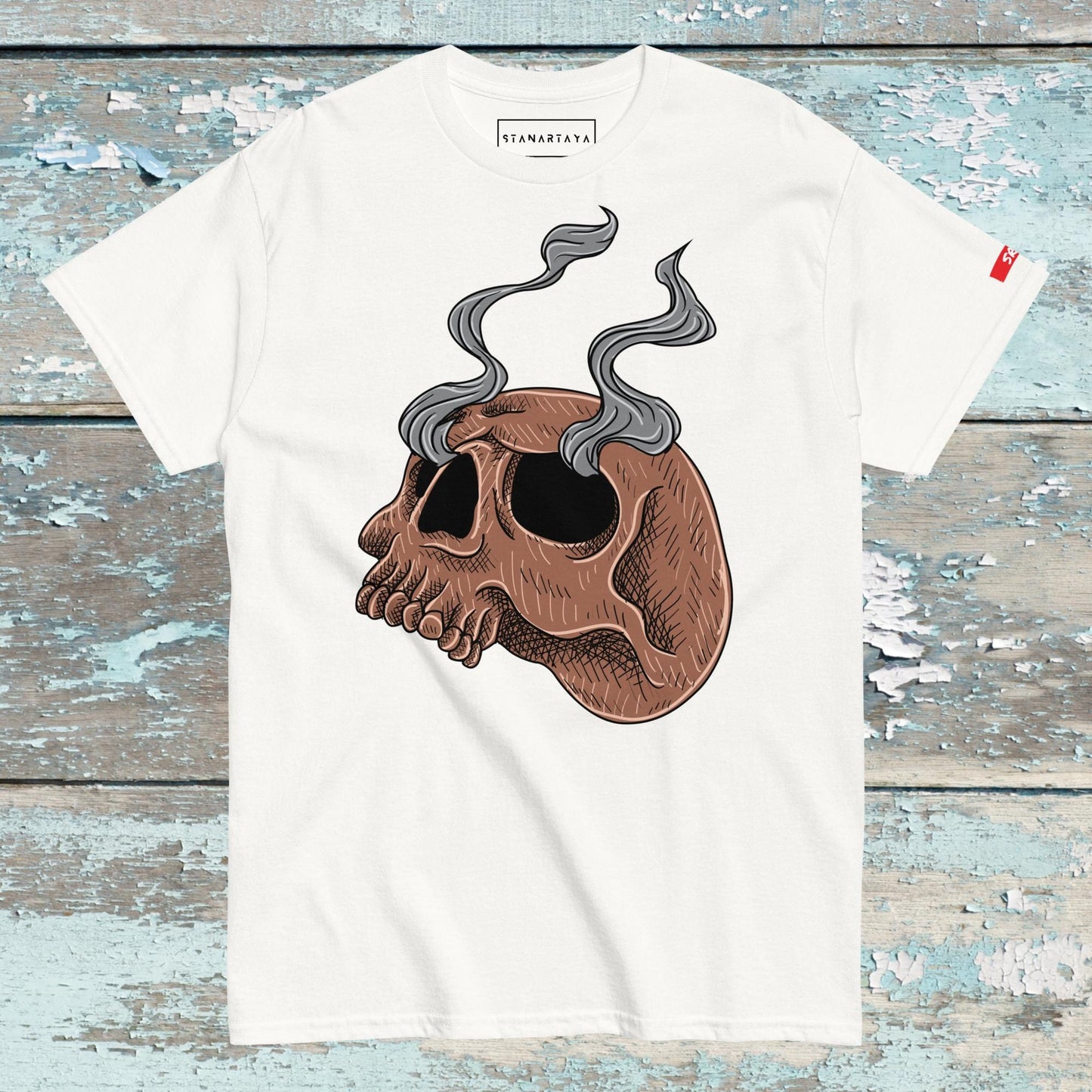 Human skull Tee