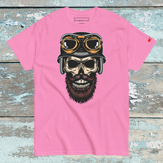 Skull in helmet Tee