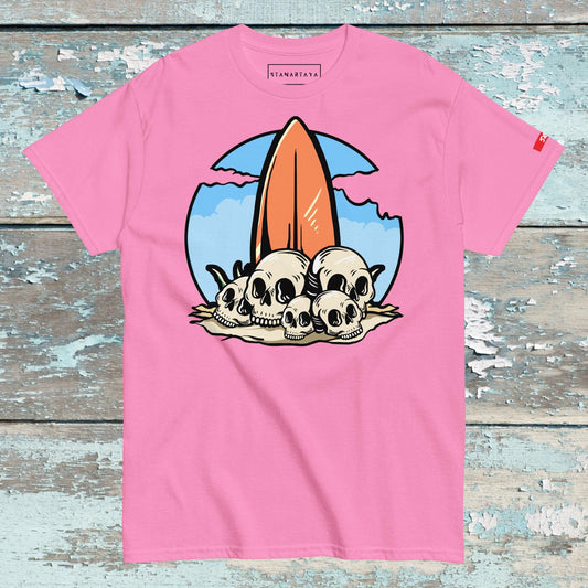 Surfboat with skull Tee