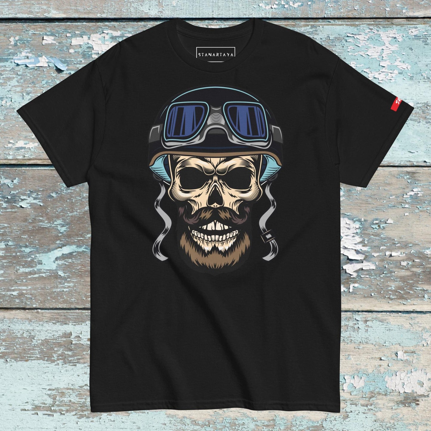 Skull In Helmet Tee