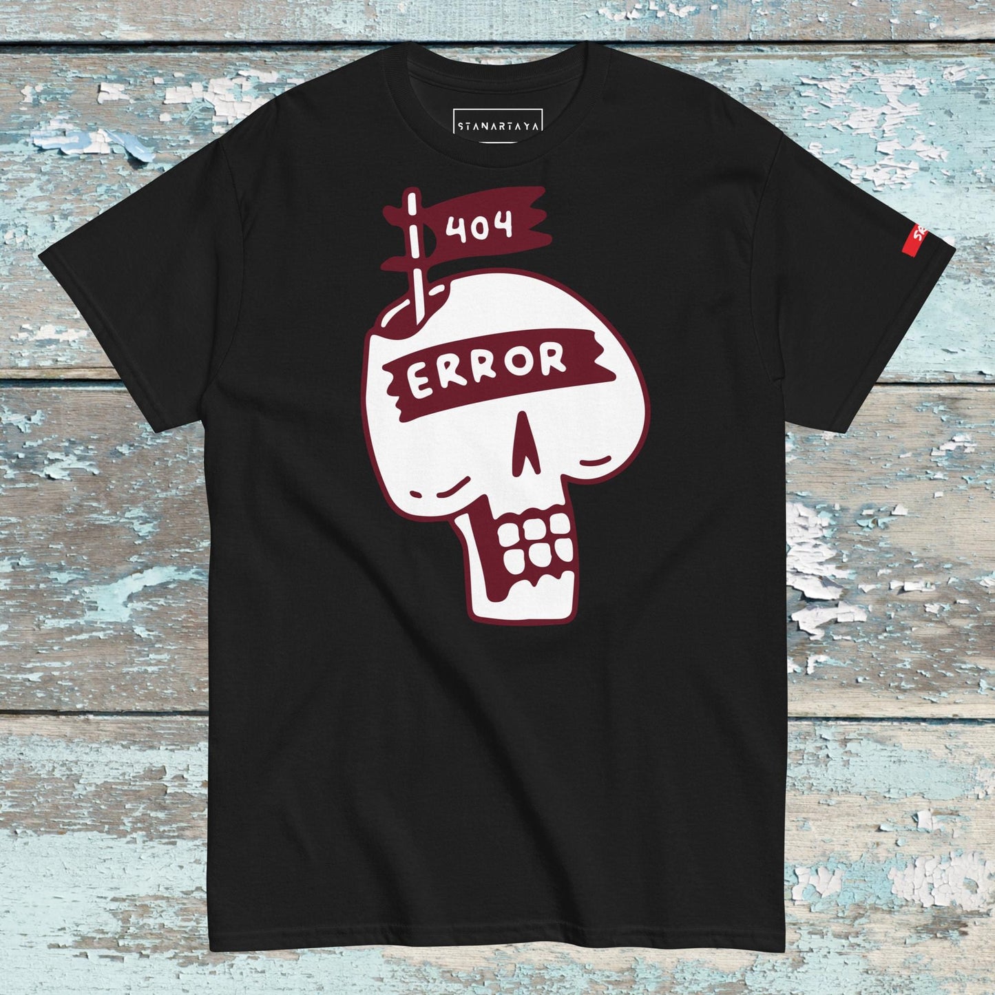 Skull with 404 Error Tee