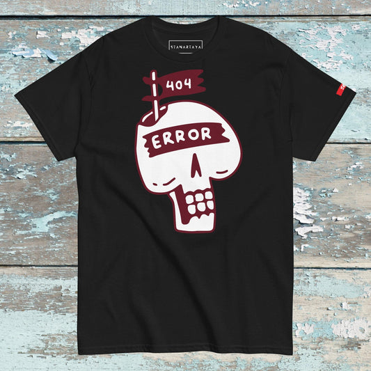 Skull with 404 Error Tee