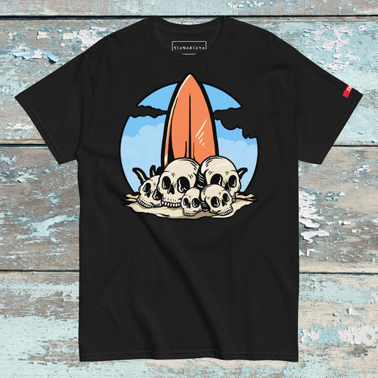 Surfboat with skull Tee