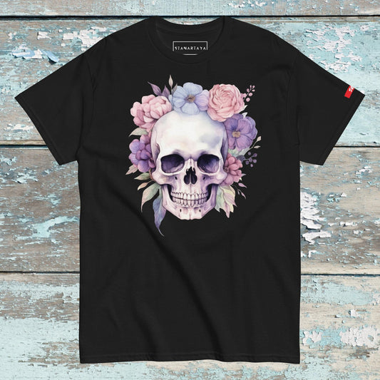 Skull & Flower Tee