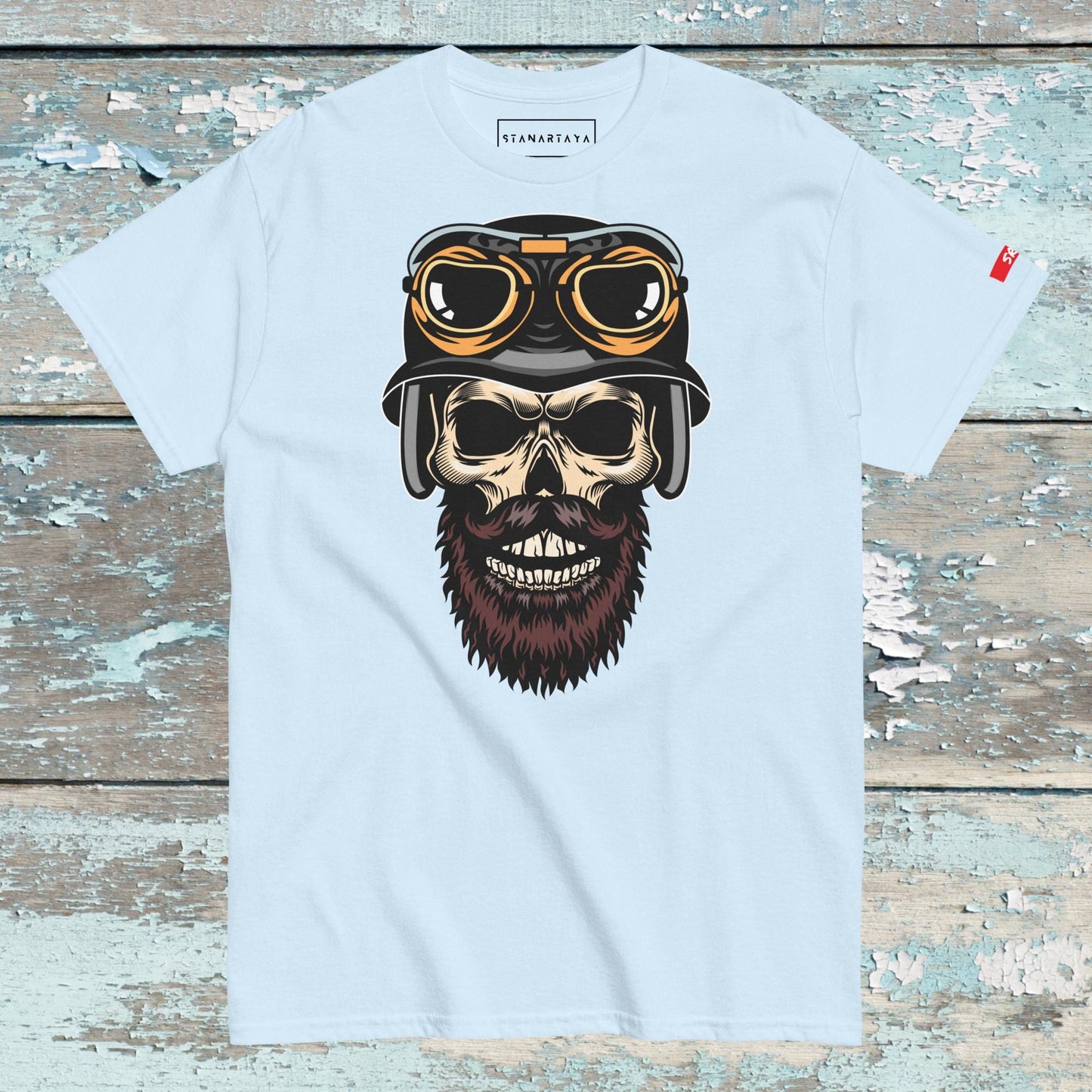 Skull in helmet Tee