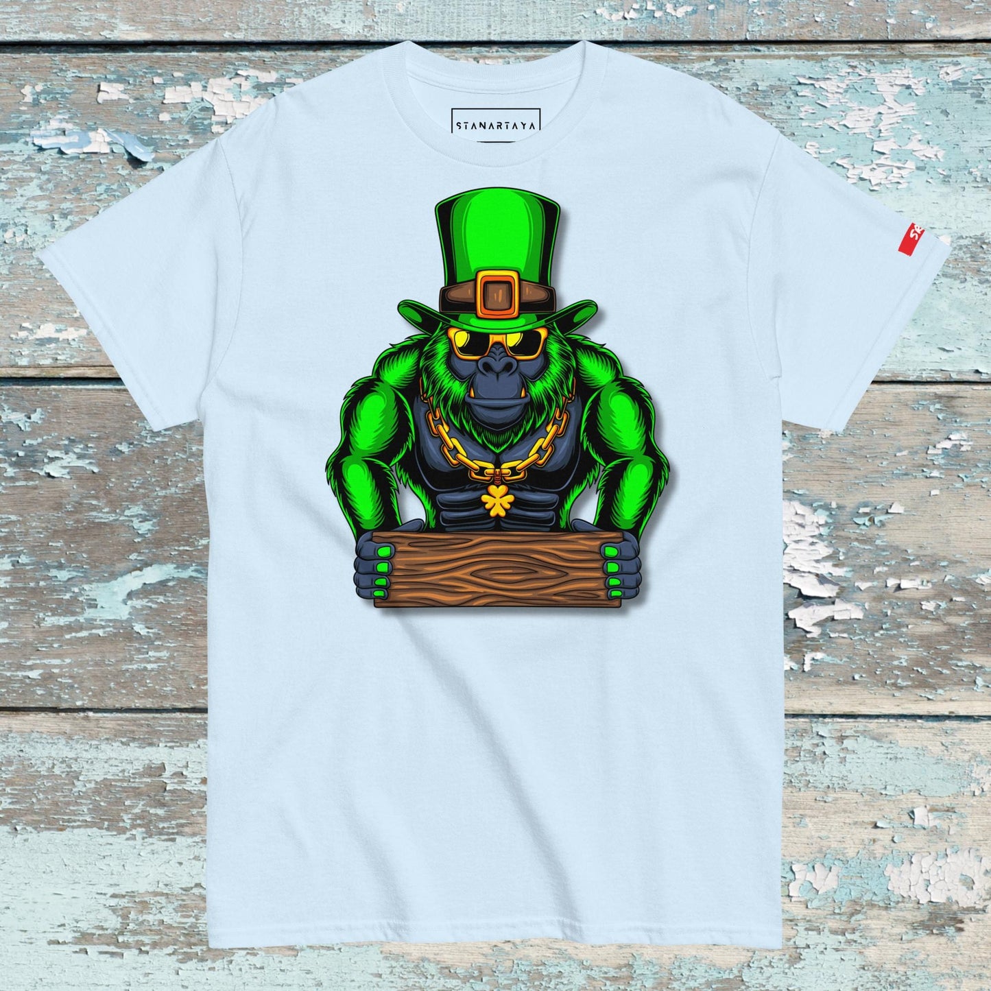 Gorilla Holding Wood Tee