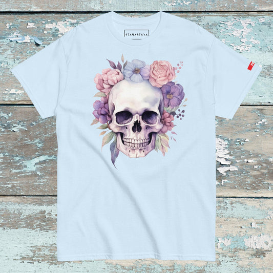 Skull & Flower Tee